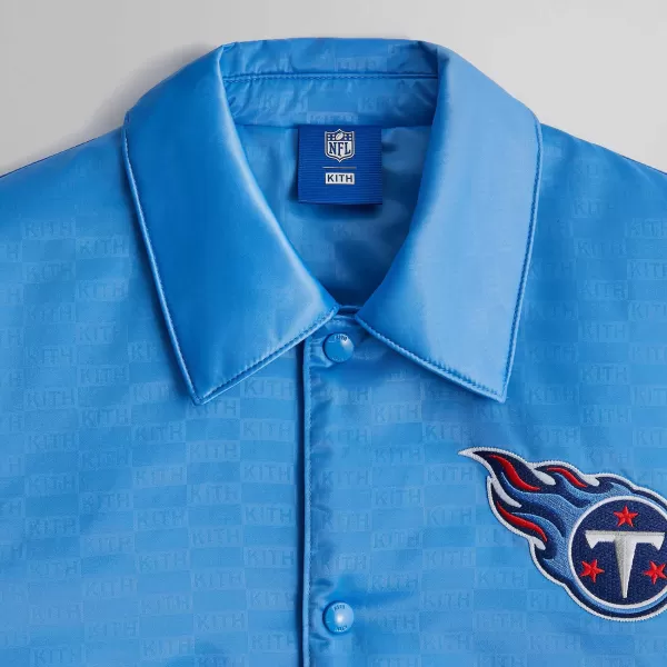 For The Nfl: Titans Satin Bomber Jacket | Kith Online