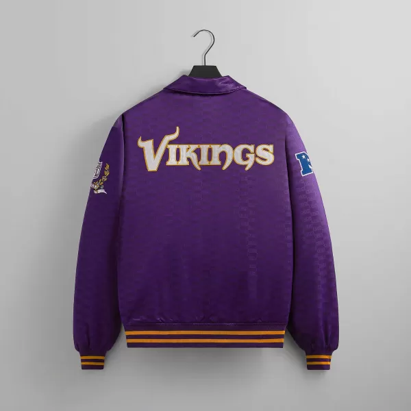 For The Nfl: Vikings Satin Bomber Jacket | Kith Discount