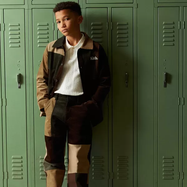 Blocked Cord Morgan Pant | Kith Kids Flash Sale