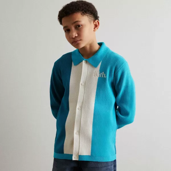 Color-Blocked Tilden Cardigan | Kith Kids Discount