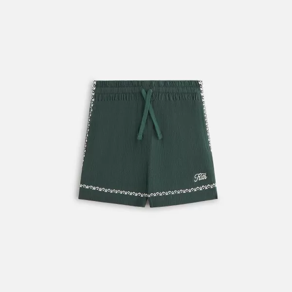 Embroidered Camp Short | Kith Kids Fashion