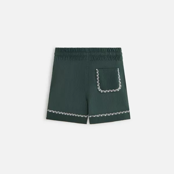 Embroidered Camp Short | Kith Kids Fashion