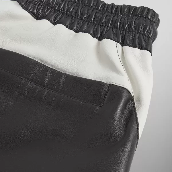 Leather Curtis Panelled Short | Kith Cheap