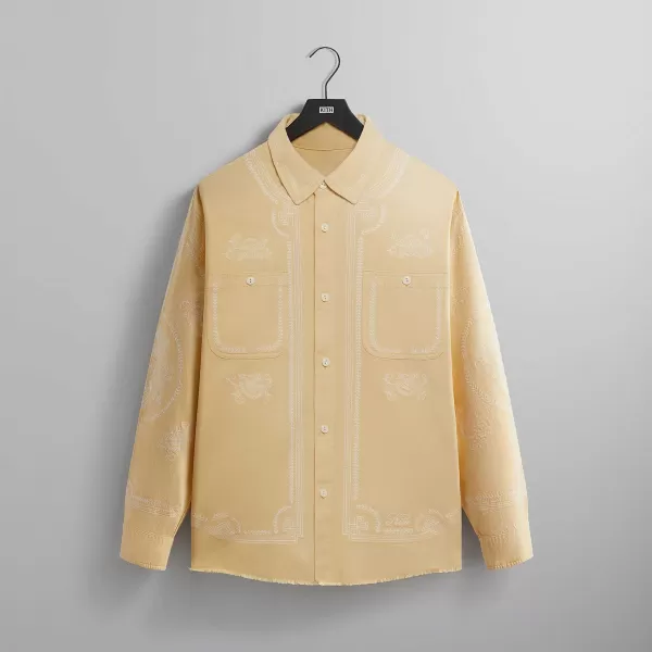 Raw Hem Denim Apollo Shirt | Kith Sale