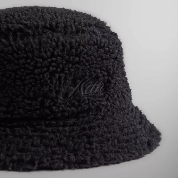 Reversible Bucket Hat In Denim & Sherpa | Kith Cheap