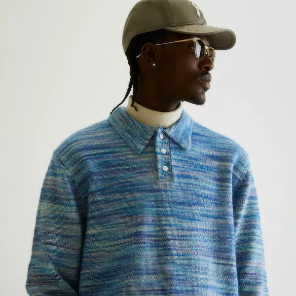 Space Dye Harmon Rugby Pullover | Kith Store