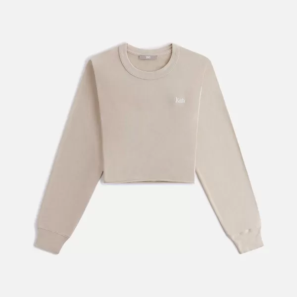 Lucy Ii Cropped Long Sleeve Tee | Kith Women Discount