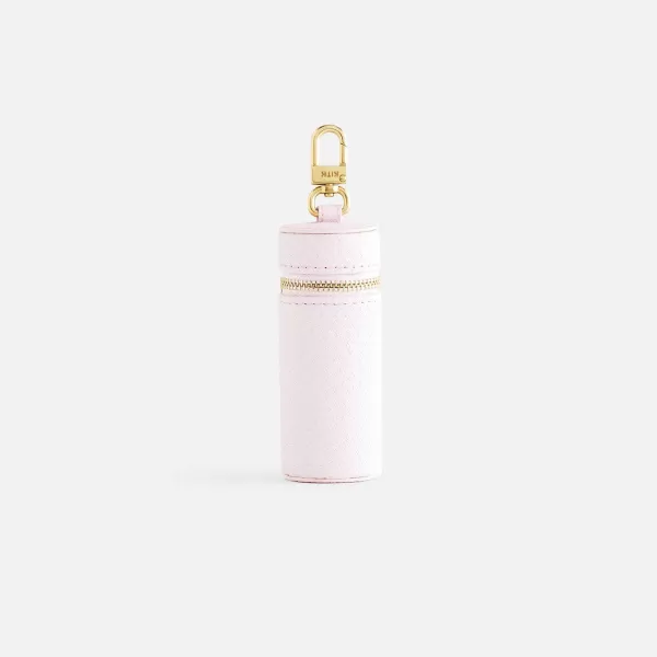 Wave Monogram Deboss Leather Cylinder Pouch | Kith Women Shop