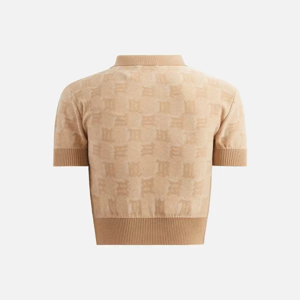 Knitted Monogram Polo Top | MISBHV Clearance
