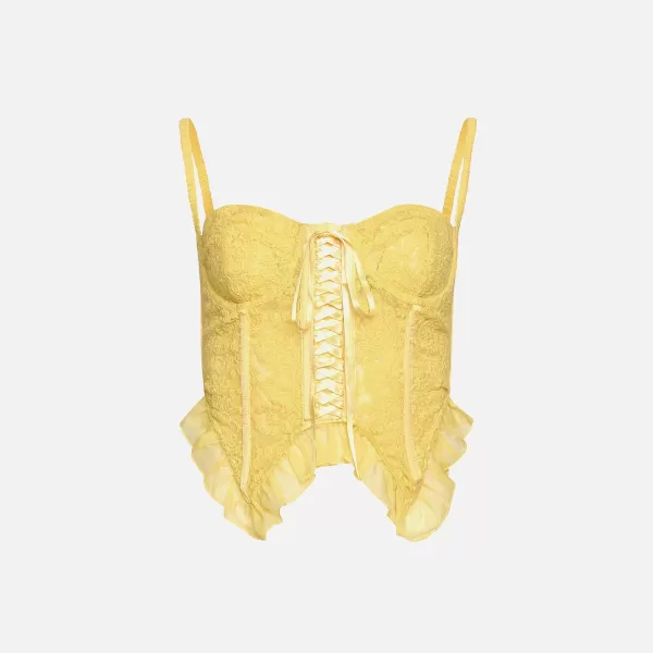 Lace Flutter Corset | GUIZIO Fashion