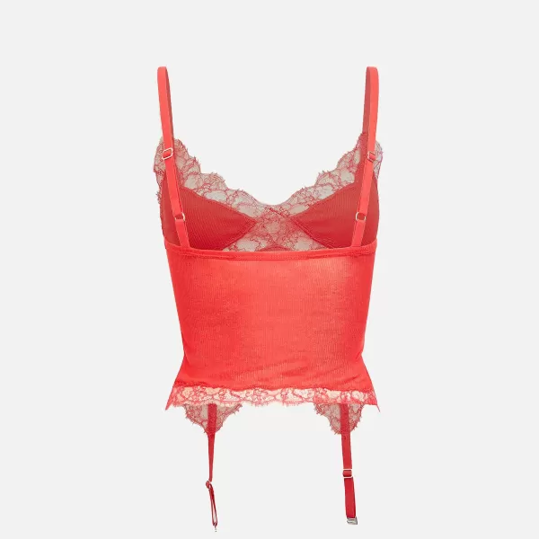Lace Rib Garter Tank | Dion Lee Sale