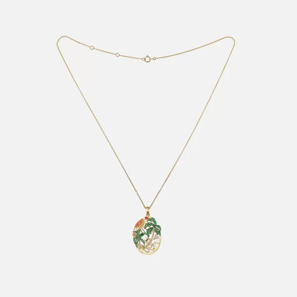 Lamour A La Page Palm Necklace | Yvonne Leon Cheap