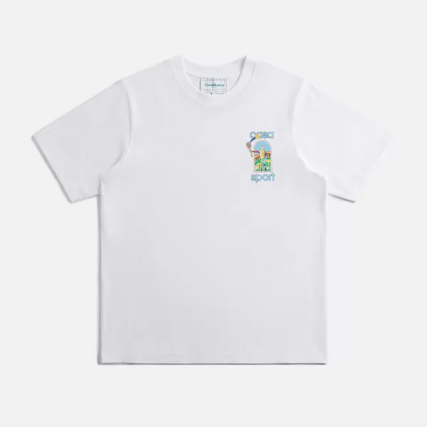 Le Jeu Colore Screen Printed Tee | Casablanca Shop
