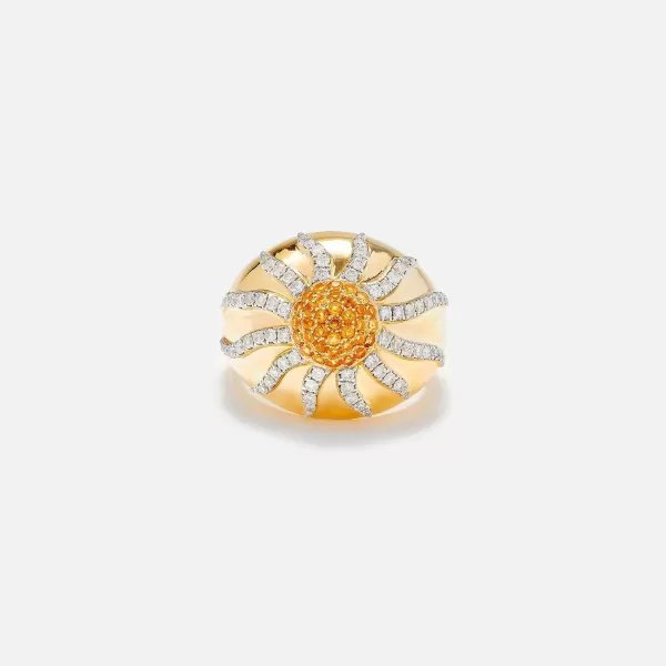 Les Soleils Sun Dome Ring In 18K | Yvonne Leon Best
