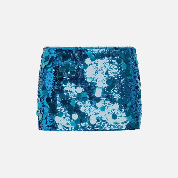 Low Rise Paillette Skirt | GUIZIO Discount