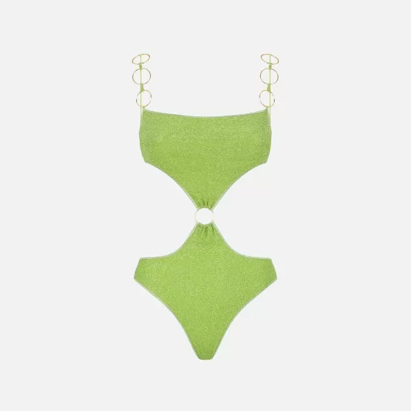 Lumiere Ring Cut Out Maillot | Oseree Best Sale