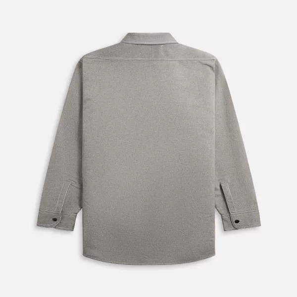 Maison 10Oz Black Broken Twill Shirt | Margiela Online