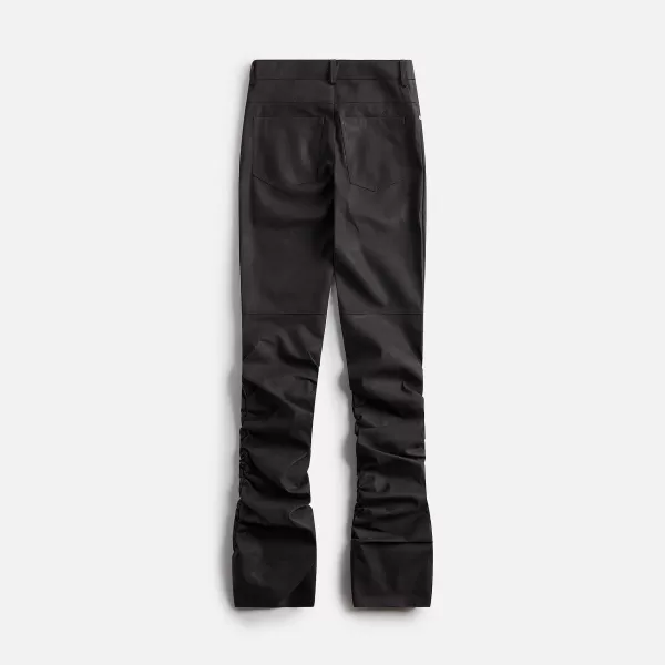 Matte Faux Leather Ruched Trouser | MISBHV Cheap
