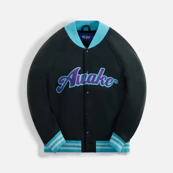 Melton Wool Chenille Logo Varsity Jacket | Awake NY Shop