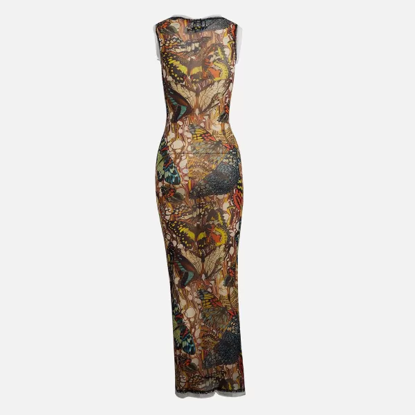 Mesh Dress With Lacing Details | Jean Paul Gaultier Cheap