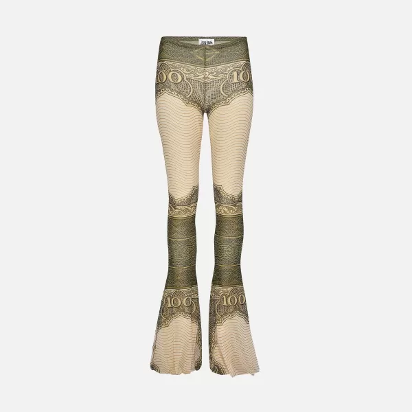 Mesh Flare Printed Pant | Jean Paul Gaultier Hot