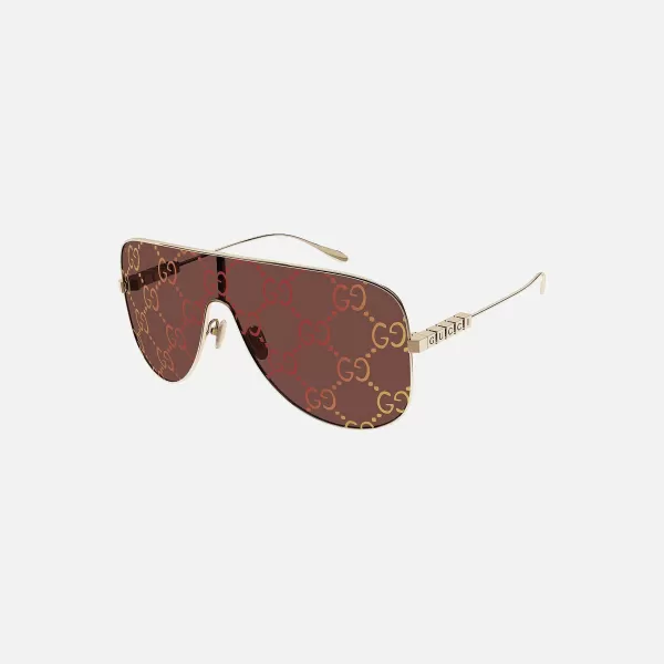 Metal Aviator Monogram Frames | Gucci New