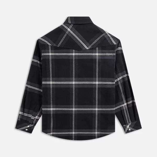 Monogram Check Overshirt | Palm Angels Discount