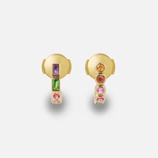 Paire De Creoles Riviere Baguettes Clos Earrings | Yvonne Leon Outlet