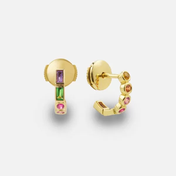 Paire De Creoles Riviere Baguettes Clos Earrings | Yvonne Leon Outlet