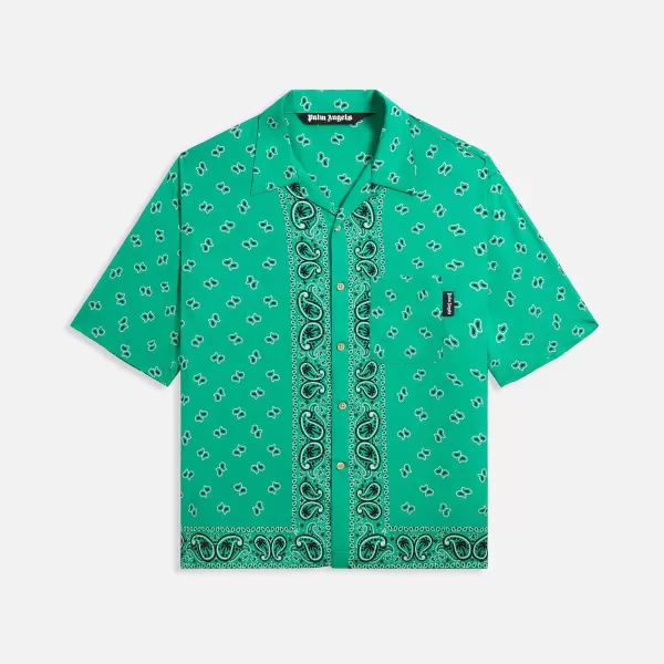Paisley Bowling Shirt | Palm Angels Store