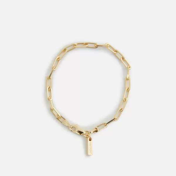 Paperclip Bracelet 18K Plated | Hatton Labs Outlet