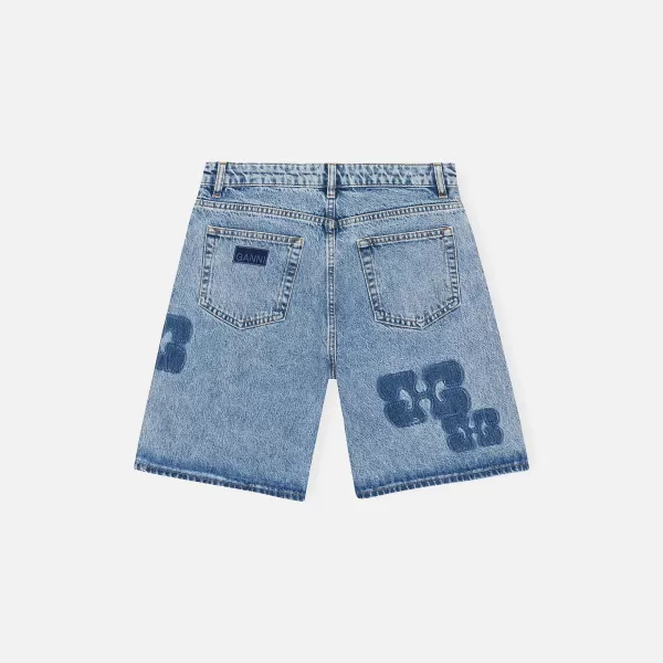 Patch Denim Short | Ganni Shop