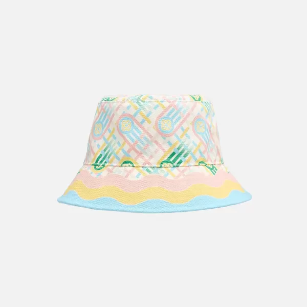 Ping Pong Printed Denim Bucket Hat | Casablanca Fashion