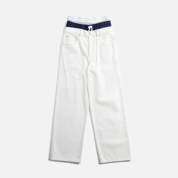 Pre-Styled Tri-Layer 5 Pocket Jean | T by Alexander Wang Clearance