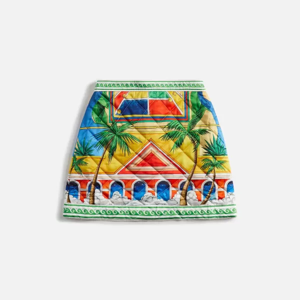 Printed Quilted Mini Skirt | Casablanca Best