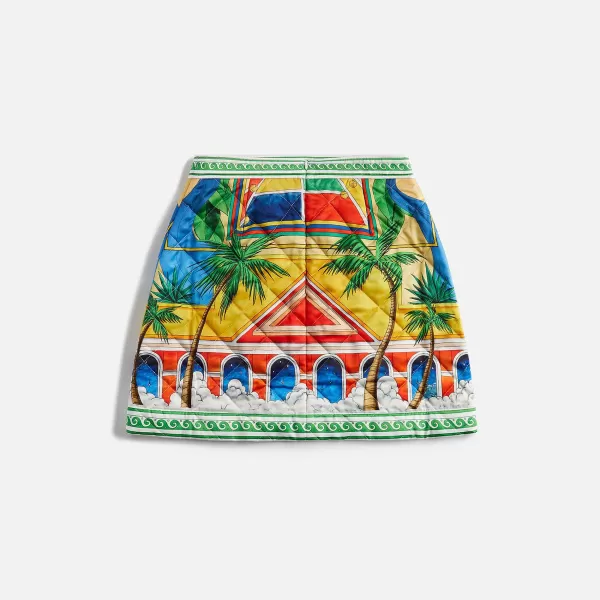 Printed Quilted Mini Skirt | Casablanca Best