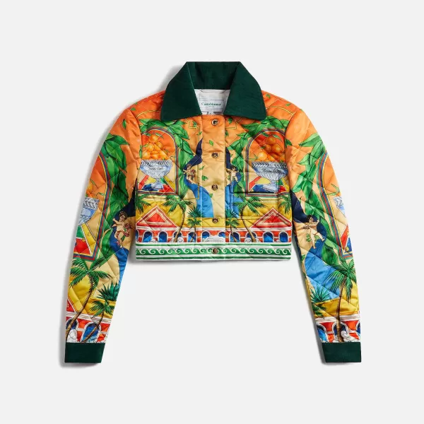 Quilted Croped Jacket | Casablanca Cheap