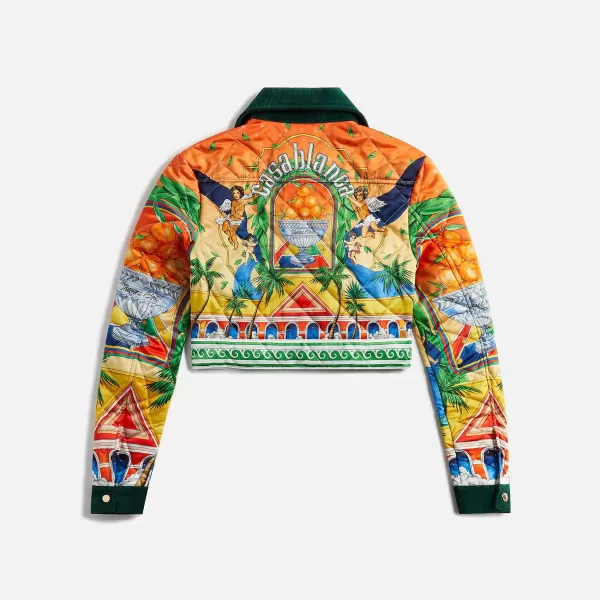 Quilted Croped Jacket | Casablanca Cheap