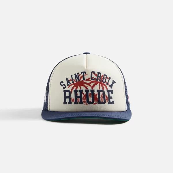 Saint Croix Trucker Cap Ping Pong Print | Rhude New