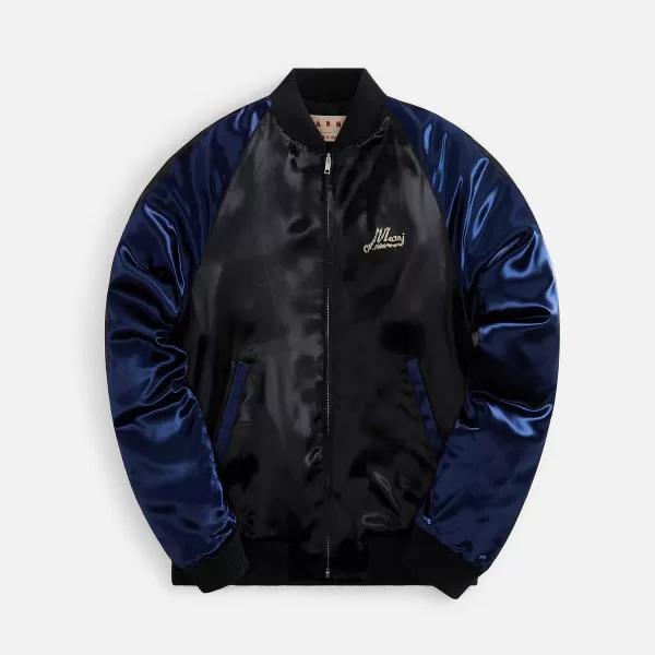 Satin Bomber With Beaded Logo | Marni Cheap