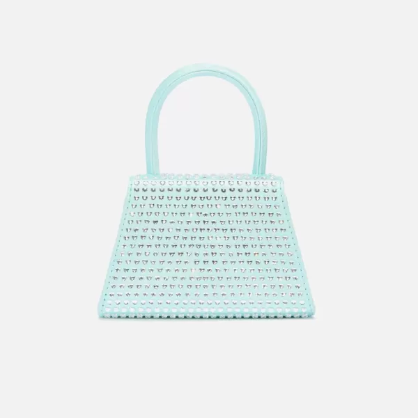 Satin Heart Rhinestone Micro Bow Bag | Self-Portrait New