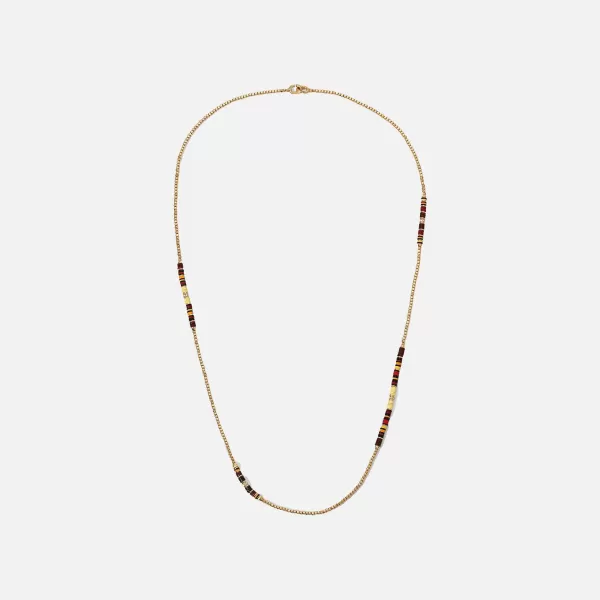 Shine #5 Necklace/Bracelet Light Yellow Pattern Breads | Maor Best