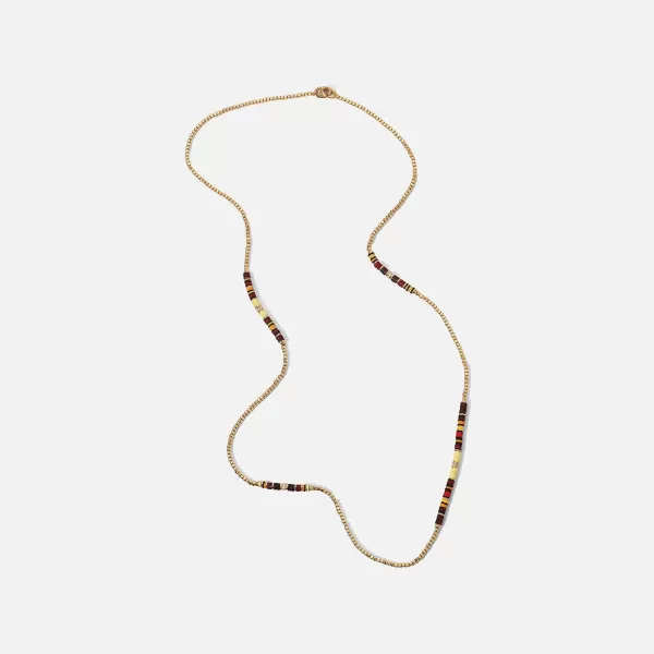 Shine #5 Necklace/Bracelet Light Yellow Pattern Breads | Maor Best
