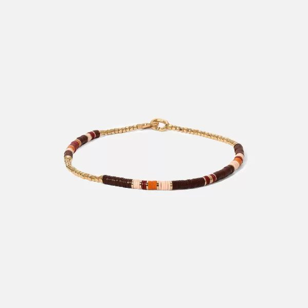 Shine Bracelet Pattern Beads With 18K Yellow Gold | Maor Best Sale