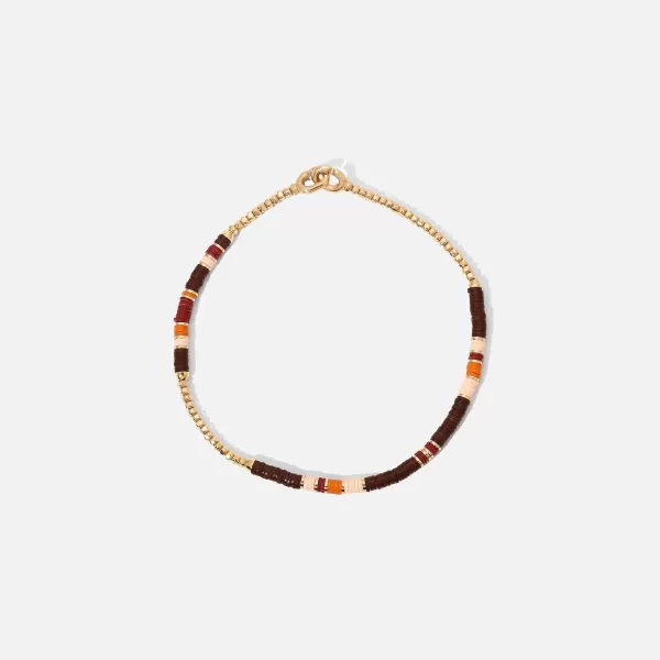 Shine Bracelet Pattern Beads With 18K Yellow Gold | Maor Best Sale