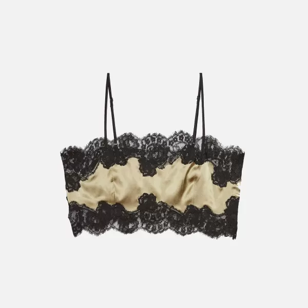 Silk And Lace Bandeau Top | Fleur du Mal Outlet