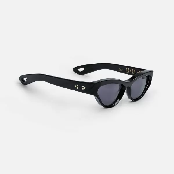 Slade Frame Jet Lens Dark Gold Hardware | Jacques Marie Mage Online