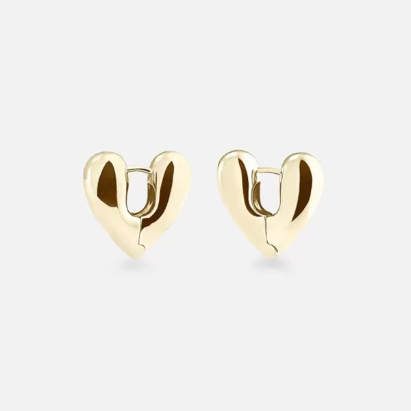 Small Heart Hoops | Annika Inez Cheap