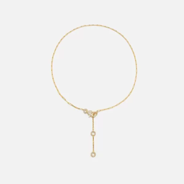 Solitaire Donut Necklace In 18K | Yvonne Leon Cheap