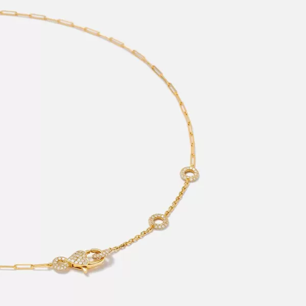 Solitaire Donut Necklace In 18K | Yvonne Leon Cheap